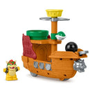 Fisher-Price Little People My Mario Bowser’s Airship & Figure Set Toddler Toy-2