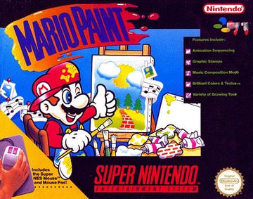 Mario Paint [Mouse Bundle] - Super Nintendo