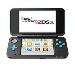 New Nintendo 2DS XL Black + Turquoise - Nintendo 3DS