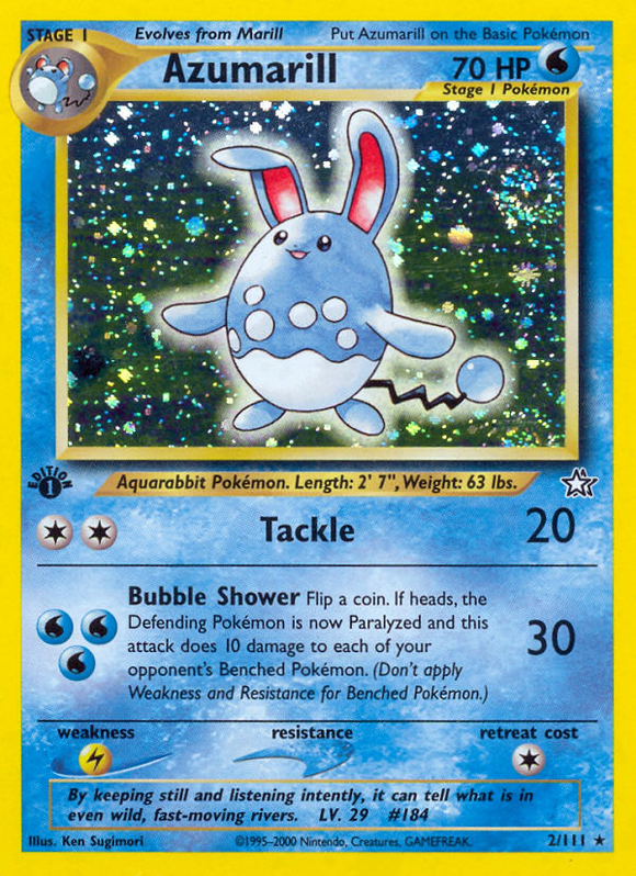 Azumarill (2/111) [Neo Genesis 1.ª edición] 