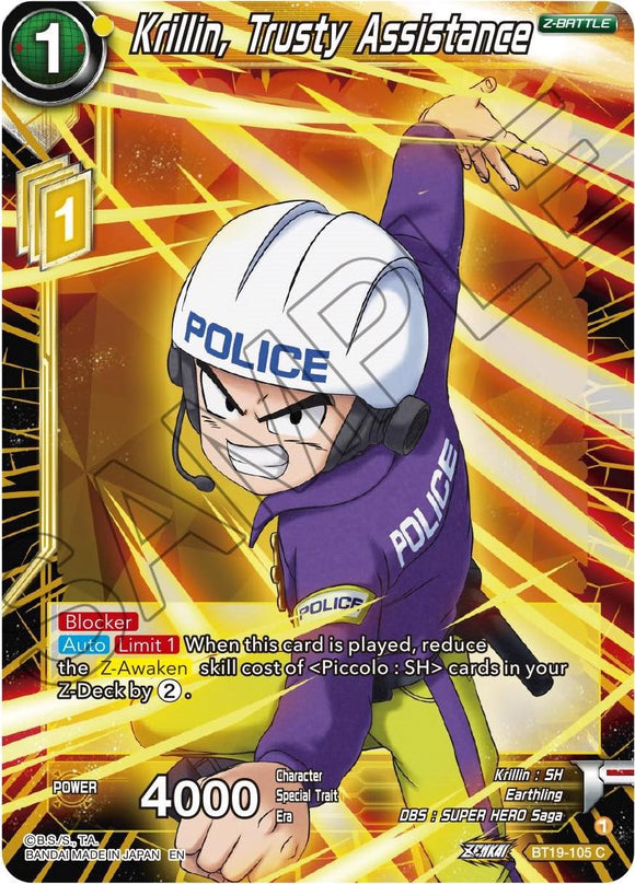 Krillin, ayuda confiable (BT19-105) [Ambición del luchador] 