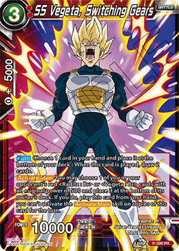SS Vegeta, Switching Gears (P-296) [Tarjetas de promoción de torneos] 