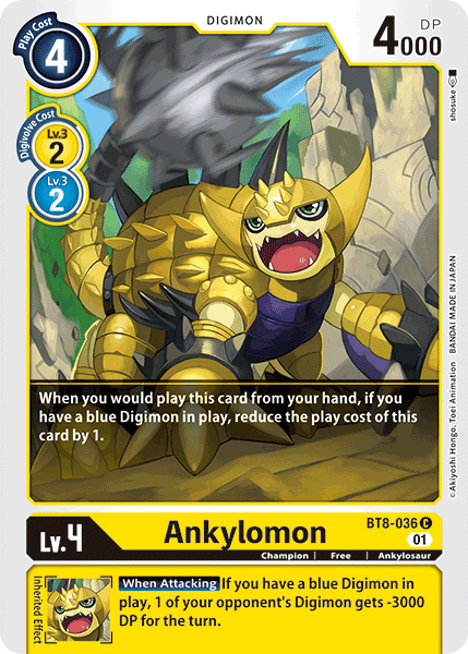 Ankylomon [BT8-036] [Nuevo Despertar] 