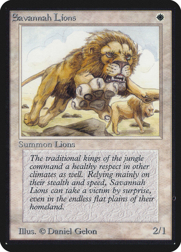 Leones de Savannah [Edición Alfa] 
