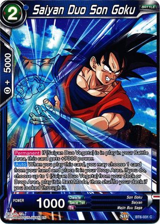 Dúo Saiyan Son Goku (BT6-031) [Reyes Destructores] 