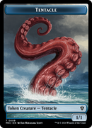 Tentacle // Koma's Coil Double-Sided Token [Murders at Karlov Manor Commander Tokens]-1