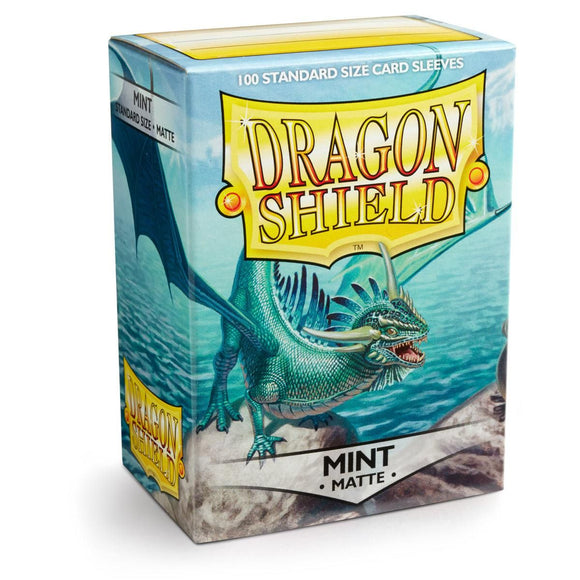 Dragon Shield: fundas estándar de 100 ct, color menta (mate) 