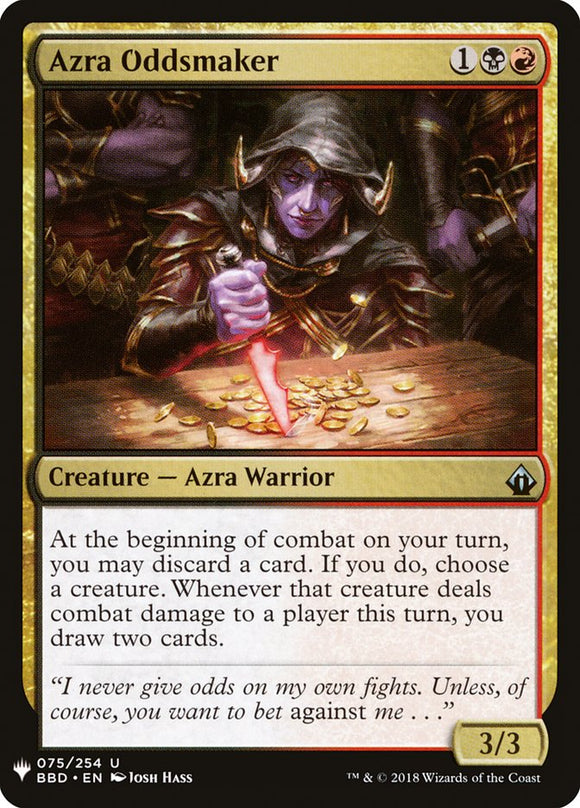 Azra Oddsmaker [Aumento misterioso] 