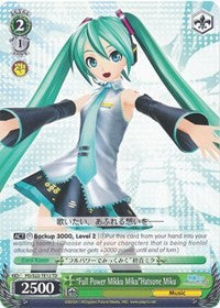 "Mikku Miku a todo poder" Hatsune Miku (PD/S22-TE12 TD) [Hatsune Miku -Project DIVA- f] 