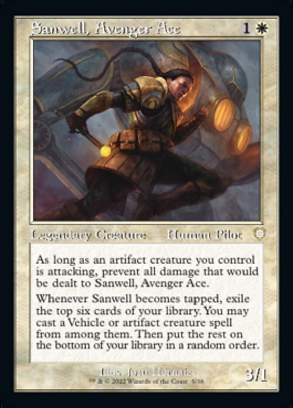 Sanwell, Avenger Ace (Retro) [El comandante de guerra de los hermanos] 