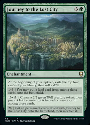 Viaje a la Ciudad Perdida [Commander Legends: Battle for Baldur's Gate] 