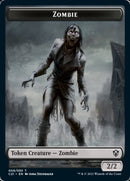 Zombie // Spirit Double-Sided Token [Commander 2021 Tokens]-1