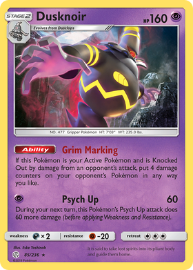 Dusknoir (85/236) [Sol y Luna: Eclipse Cósmico] 