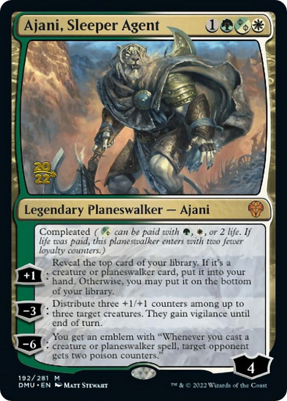 Ajani, agente durmiente [Promociones previas al lanzamiento de Dominaria United] 