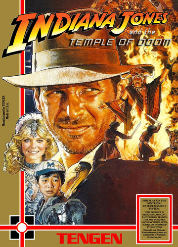 Red Fox Gaming - Hickory - Indiana Jones and the Temple of Doom [Tengen] - Video Game - NES