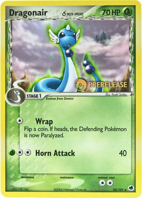 Dragonair (28/101) (versión preliminar) [EX: Dragon Frontiers] 