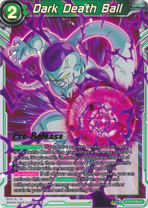 Dark Death Ball (BT10-090) [Promociones previas al lanzamiento de Rise of the Unison Warrior]