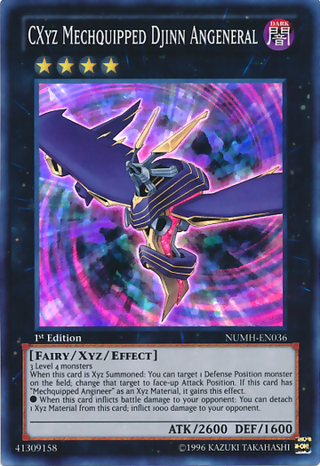 Djinn Angeneral equipado con mecanógrafo CXyz [NUMH-EN036] Super raro 