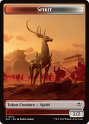 Copy // Spirit (0010) Double-Sided Token [Secrets of Strixhaven Tokens]-2