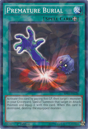 Entierro prematuro [BP03-EN136] Shatterfoil Raro 