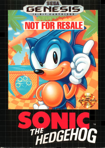 Sonic the Hedgehog [Not for Resale] - Sega Genesis