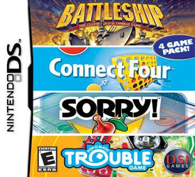 Battleship / Connect Four / Sorry / Trouble - Nintendo DS