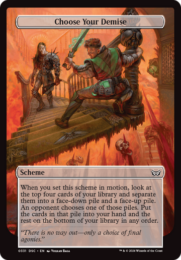 Choose Your Demise (Full Art) [Duskmourn: Archenemy] - 0