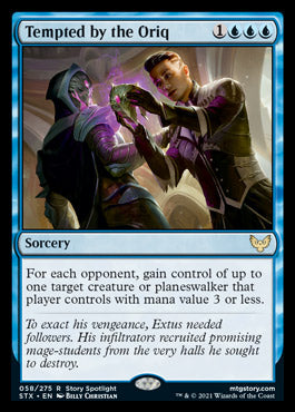 Tentado por los Oriq [Strixhaven: Escuela de Magos] 
