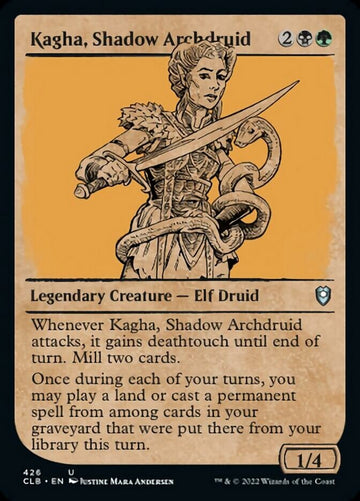 Kagha, archidruida de las sombras (escaparate) [Commander Legends: Battle for Baldur's Gate] 