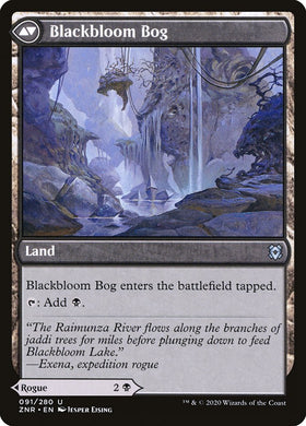 Blackbloom Rogue // Blackbloom Bog [Zendikar Rising] - 0
