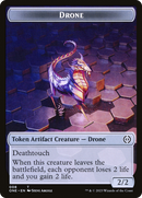 Phyrexian Goblin // Drone Double-Sided Token [Phyrexia: All Will Be One Tokens]-4