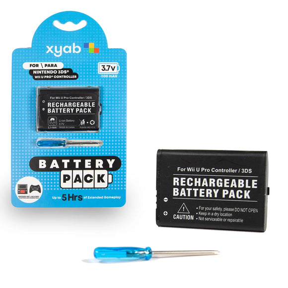 Xyab - 3DS/Wii U Pro Controller Battery