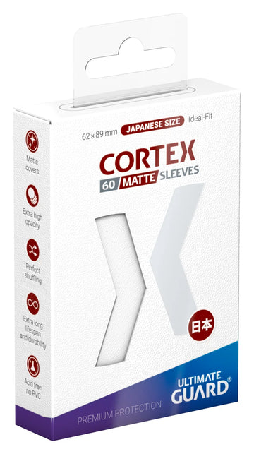 Cortex Sleeves Matte Japanese Size (60) - White