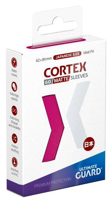 Cortex Sleeves Matte Japanese Size (60) - Pink