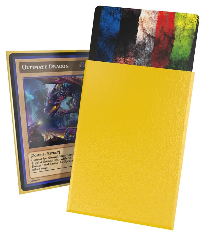 Ultimate Guard: Japanese Size - Cortex Matte Sleeves (60) Yellow Ultimate Guard: Japanese Size - Cortex Matte Sleeves (60) Yellow