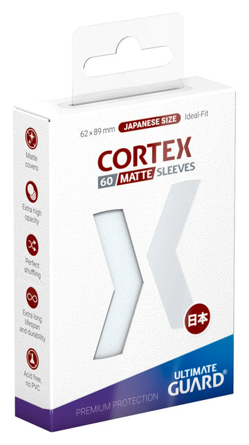 Cortex Sleeves Matte Japanese Size (60) - Transparent