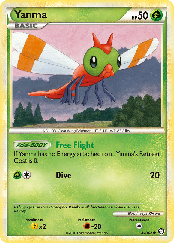 Yanma (84/102) [HeartGold y SoulSilver: Triunfante] 