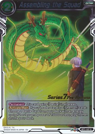 Reuniendo al equipo (BT7-107_PR) [Promociones previas al lanzamiento de Asalto de los Saiyans] 