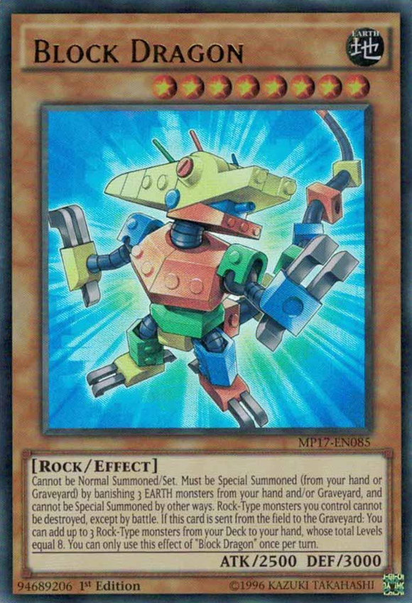 Dragón de bloque [MP17-EN085] Ultra raro 