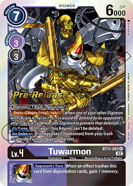 Tuwarmon [BT11-082] [Promociones previas al lanzamiento de la fase dimensional] 