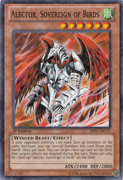 Alector, Soberano de las Aves [BP01-EN153] Starfoil Raro 