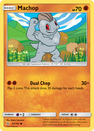 Machop (62/145) [Sol y Luna: Guardianes en ascenso] 