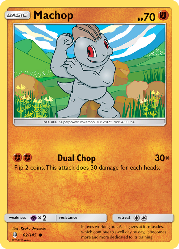 Machop (62/145) [Sol y Luna: Guardianes en ascenso] 