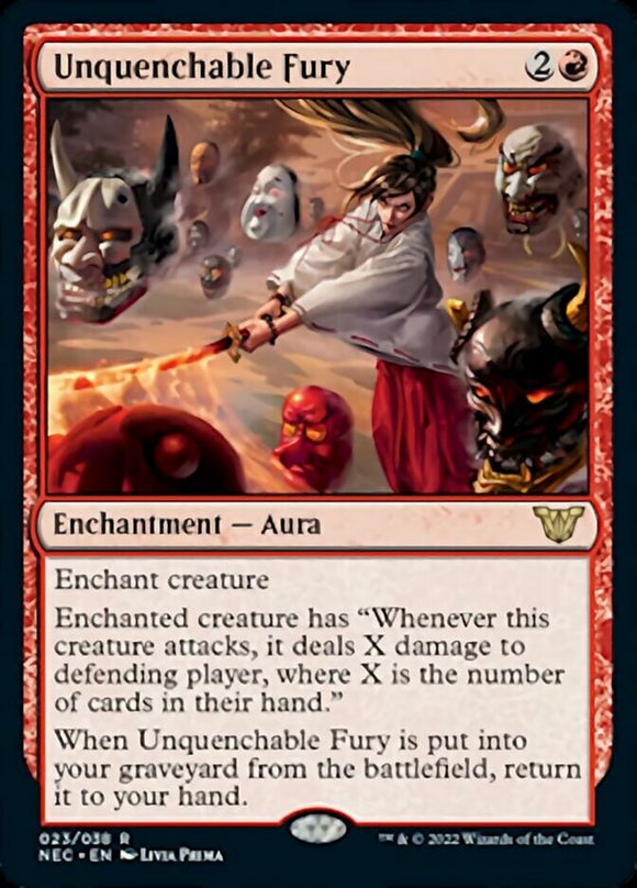 Furia insaciable [Kamigawa: Neon Dynasty Commander] 