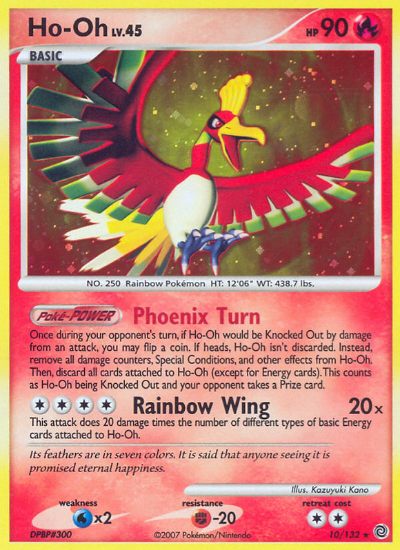 Ho-Oh (10/132) [Diamante y Perla: Maravillas secretas] 