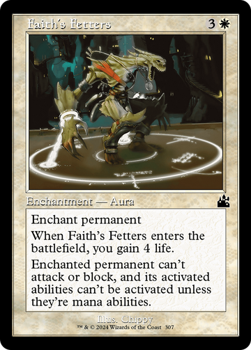 Los grilletes de la fe (fotograma retro) [Ravnica Remastered] 