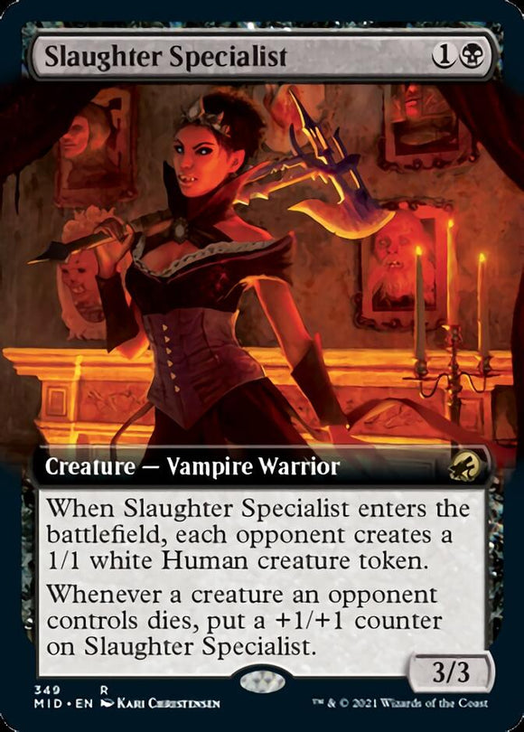 Especialista en matanzas (ilustración ampliada) [Innistrad: Midnight Hunt] 
