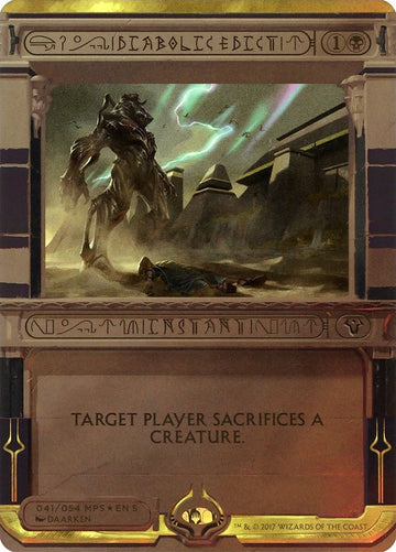 Edicto diabólico (invocación) [Invocaciones de Amonkhet] 
