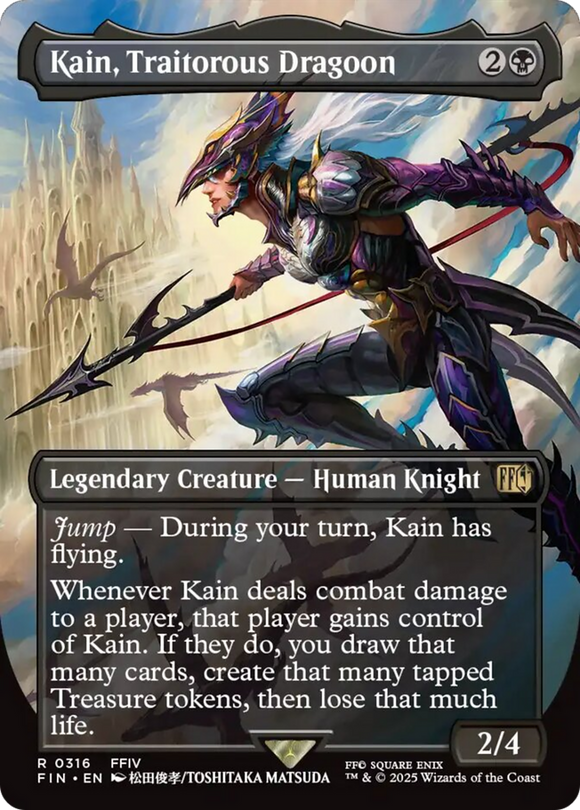 Kain, Traitorous Dragoon (Borderless) [FINAL FANTASY]