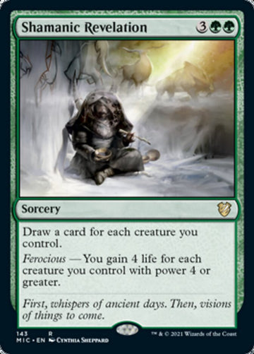Revelación chamánica [Innistrad: Midnight Hunt Commander] 